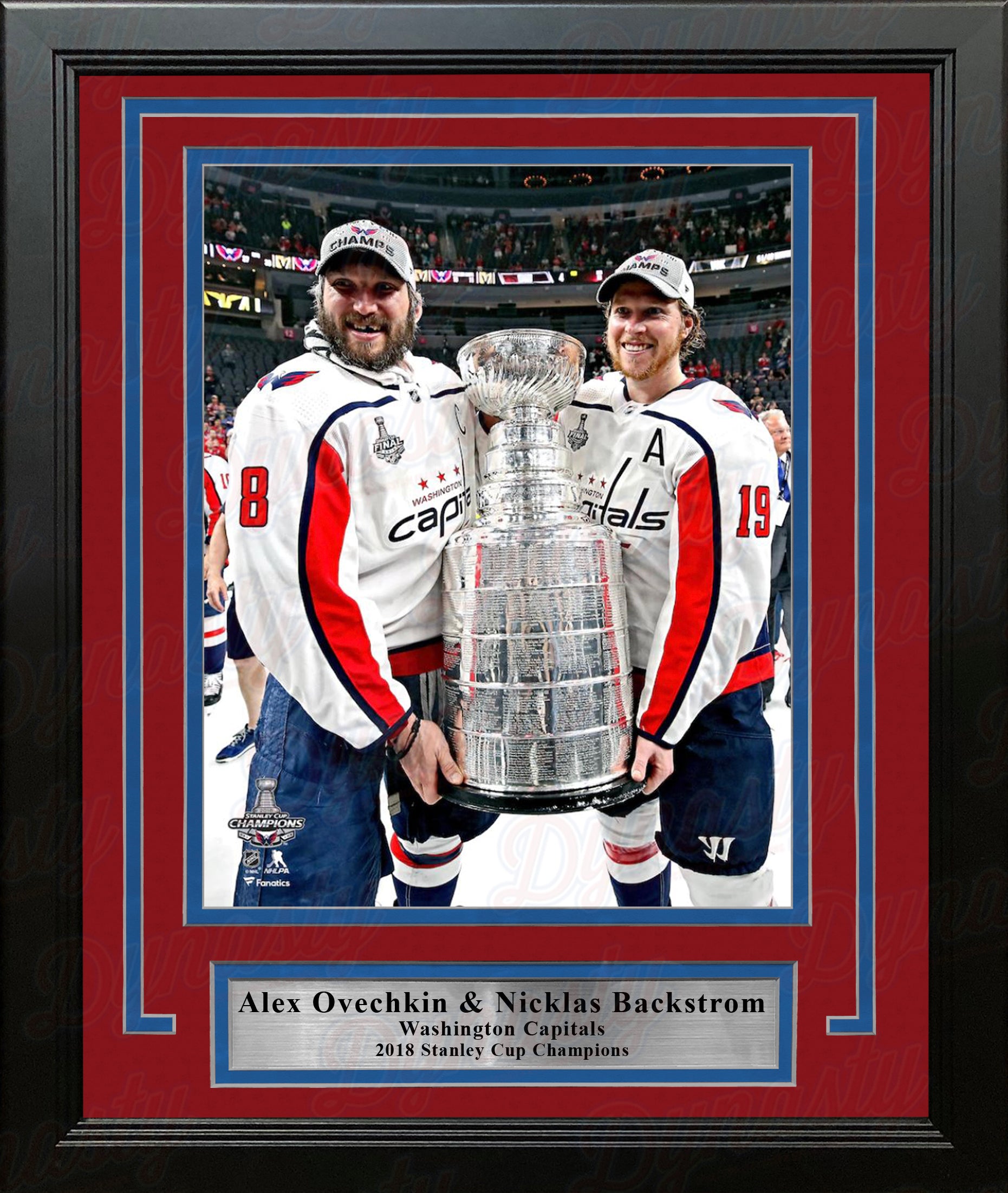 Alex Ovechkin Washington Capitals 2018 Stanley Cup Champions Autographed  16 x 20 Raising Cup Photograph