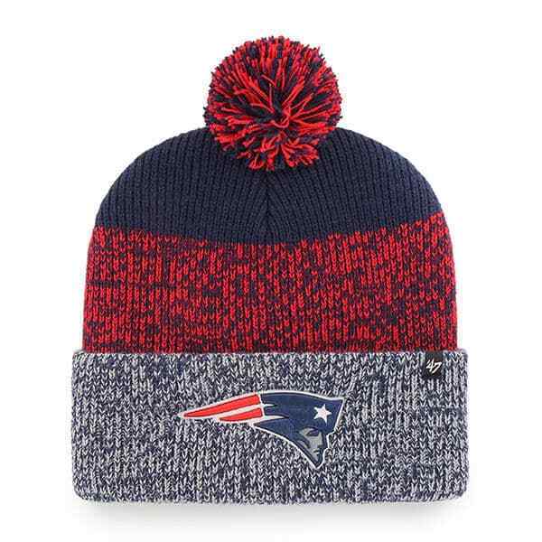 The Pats NFL Beanie with Yarn Pom Pom