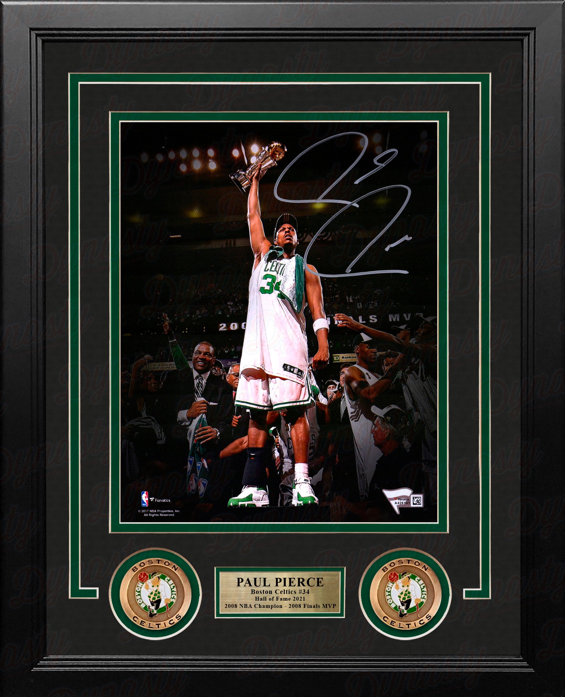 Autographed Boston Celtics Paul Pierce Fanatics Authentic 11 x 14