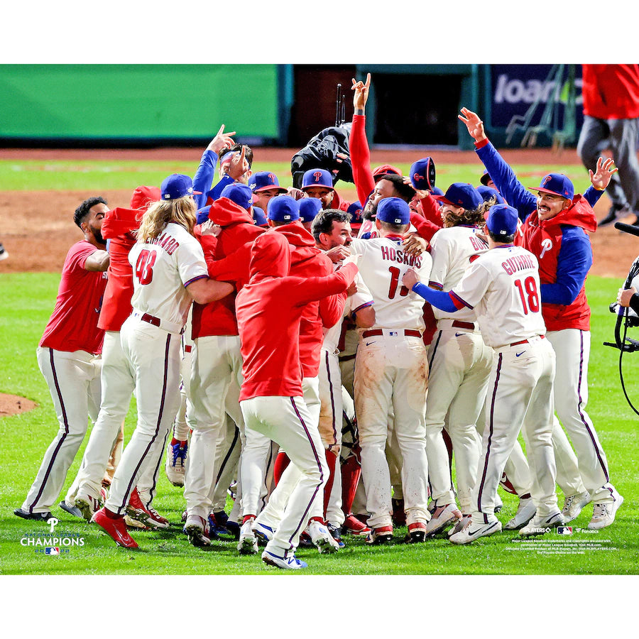 Philadelphia Phillies 2022 National League Champions Celebration 8 x 10  Framed Baseball Photo