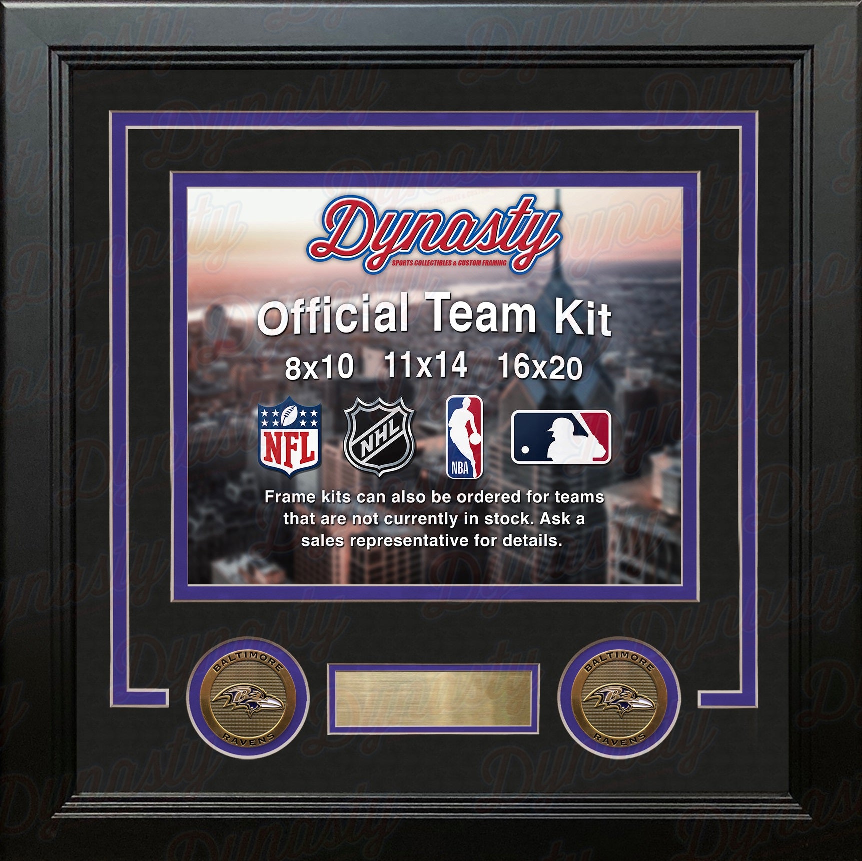 Baltimore Ravens Framed 15 x 17 Franchise Foundations Collage