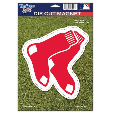 Boston Red Sox logo Type Twin Red Sox Classic Letter MLB Baseball Die-Cut  MAGNET