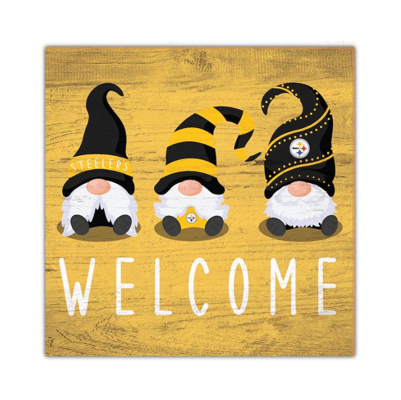 Officially Licensed NFL Welcome Sign - Pittsburgh Steelers