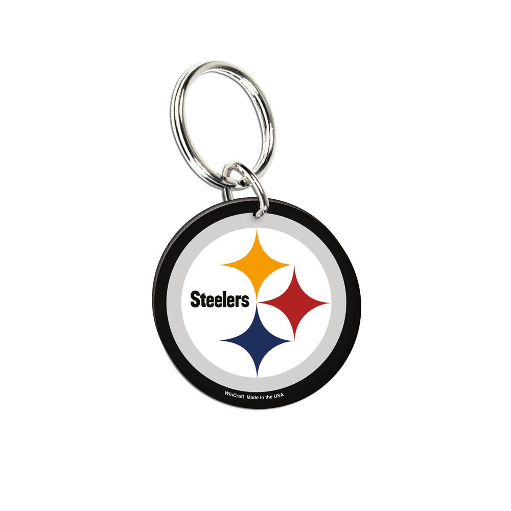 Aminco NFL Pittsburgh Steelers Dynamic Lanyard Keychain Badge