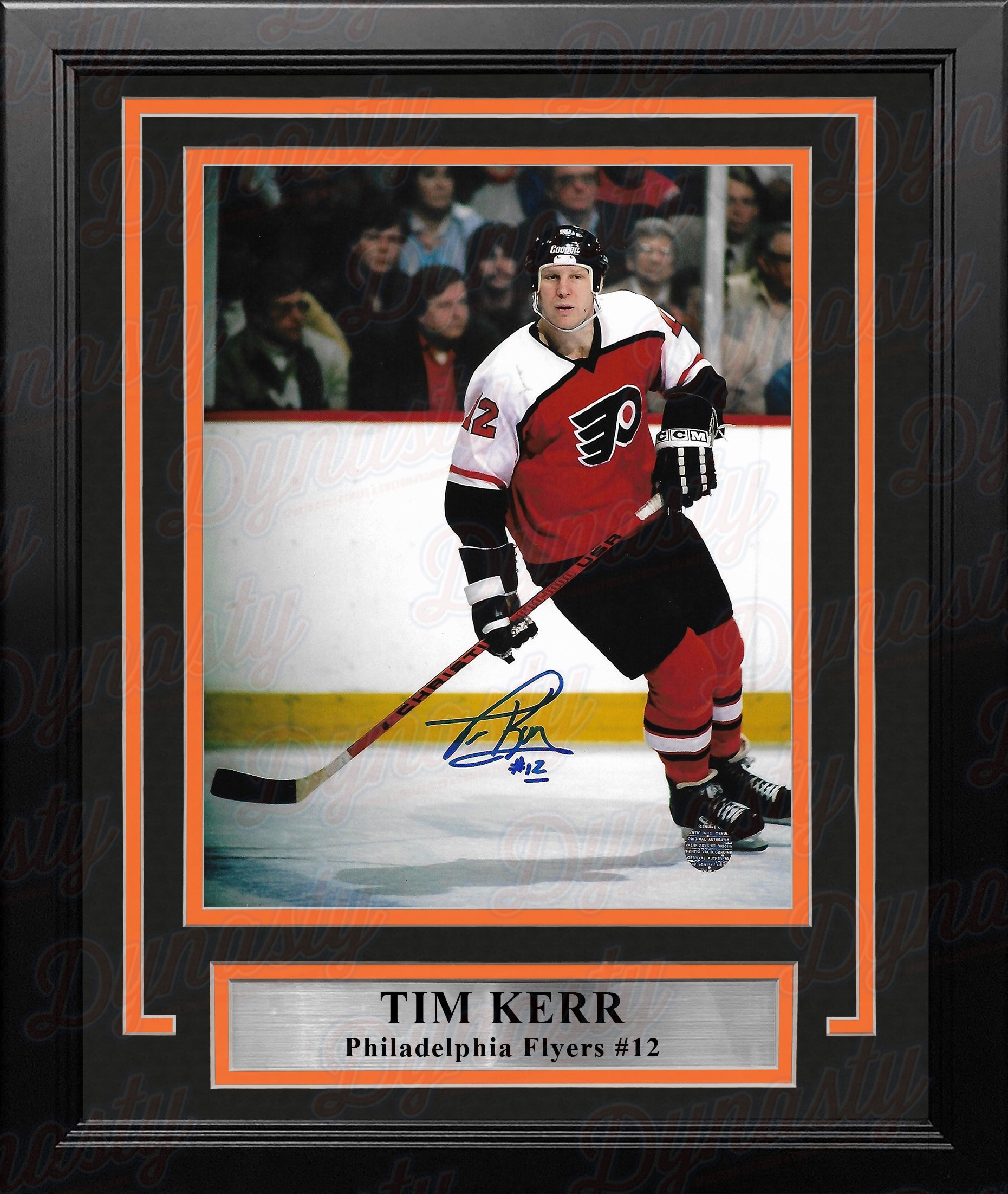 Autographed TIM KERR 8X10 Philadelphia Flyers Photo - Main Line Autographs