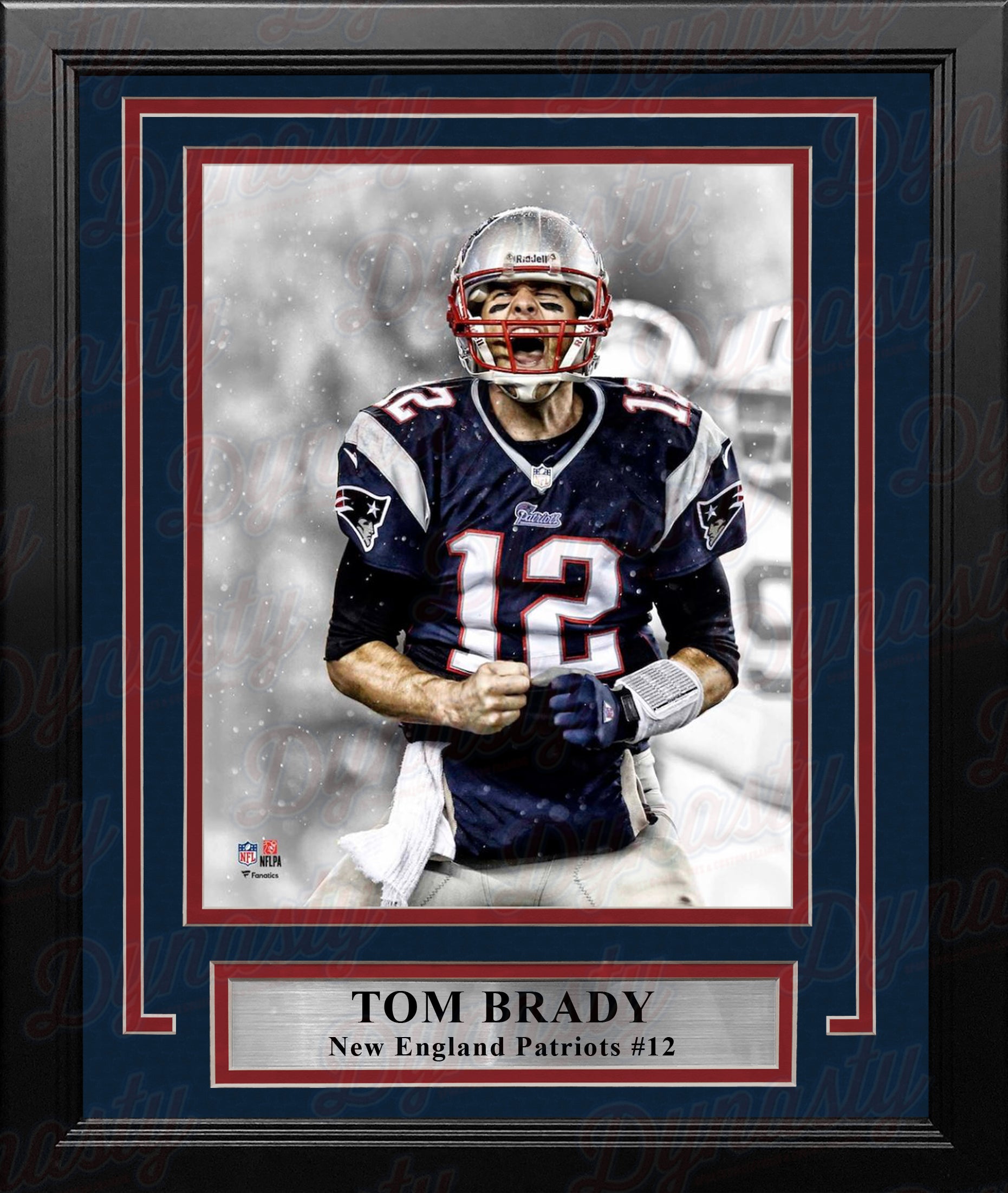 Tom Brady Scream Spotlight New England Patriots 8' x 10' Framed Football  Photo
