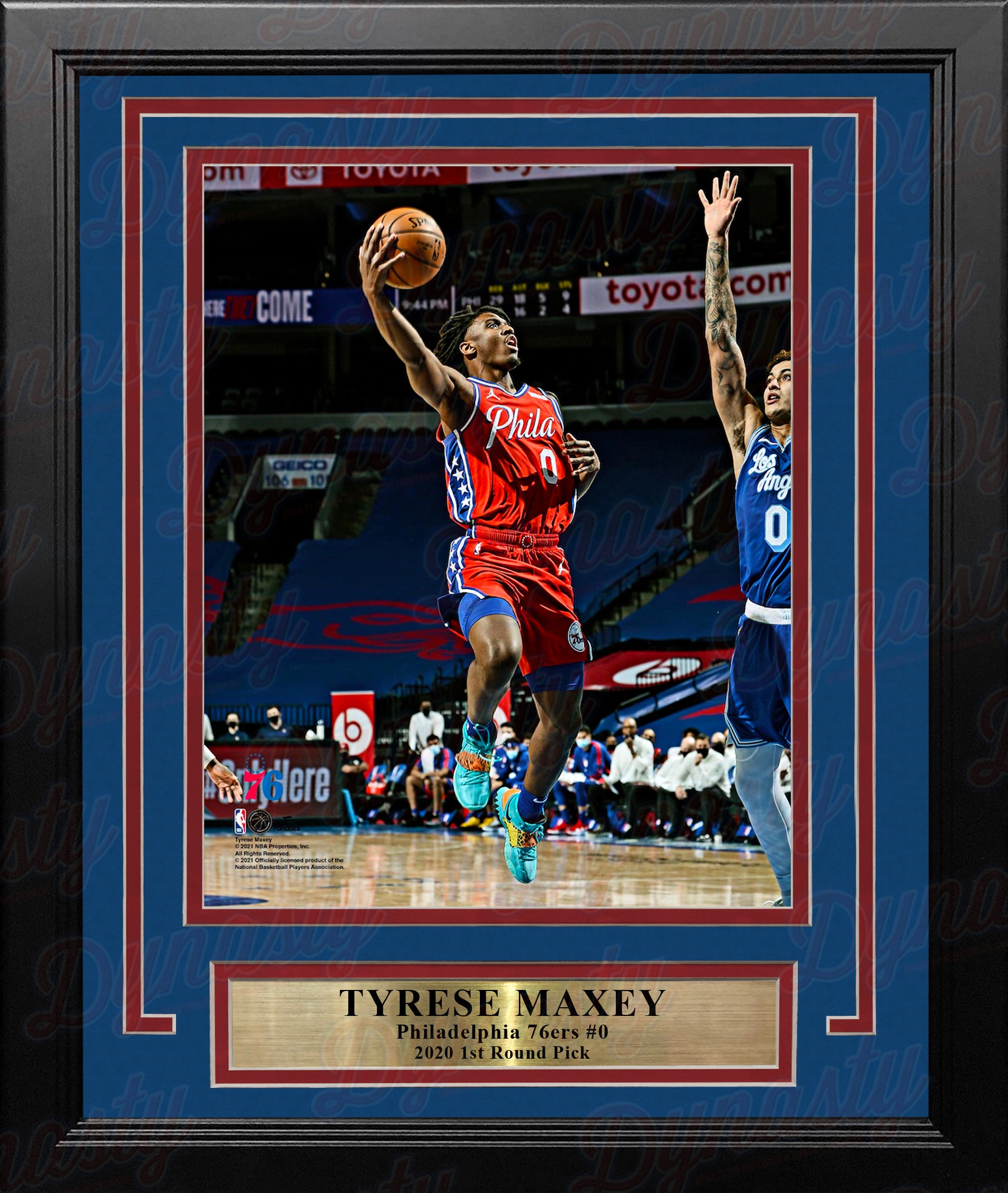 Tyrese Maxey Philadelphia 76ers Jersey Blue