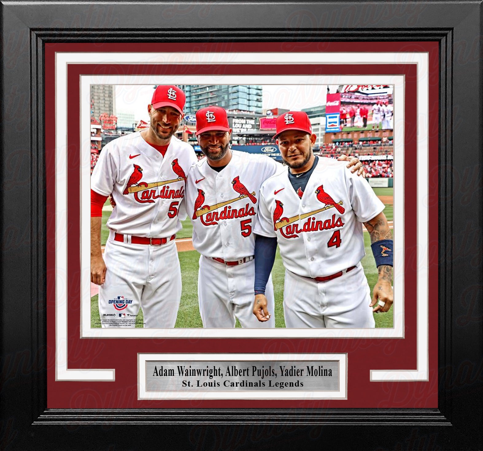 St. Louis Cardinals Adam Wainwright Albert Pujols and Yadier