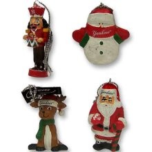 New York Giants Holiday 6 Piece Ornament Set - Dynasty Sports