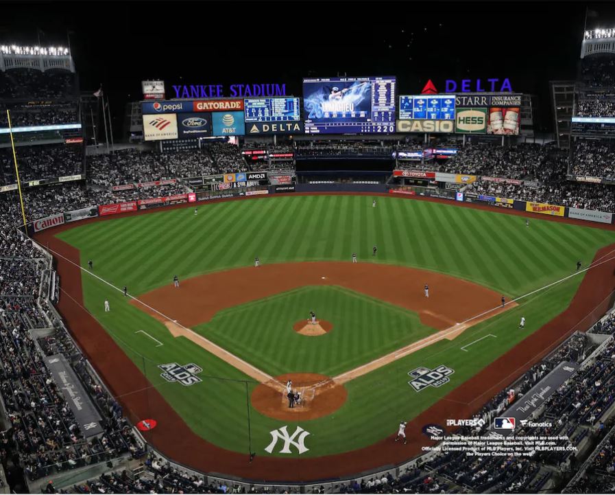 New York Yankees NY Yankee Stadium Baseball Field 8x10 to 48x36