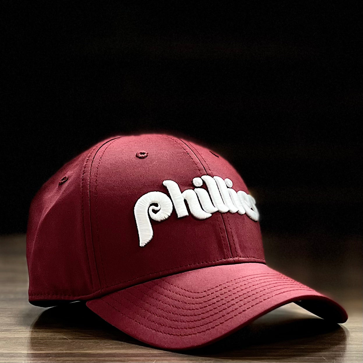 Men's Philadelphia Phillies New Era White/Burgundy Cooperstown