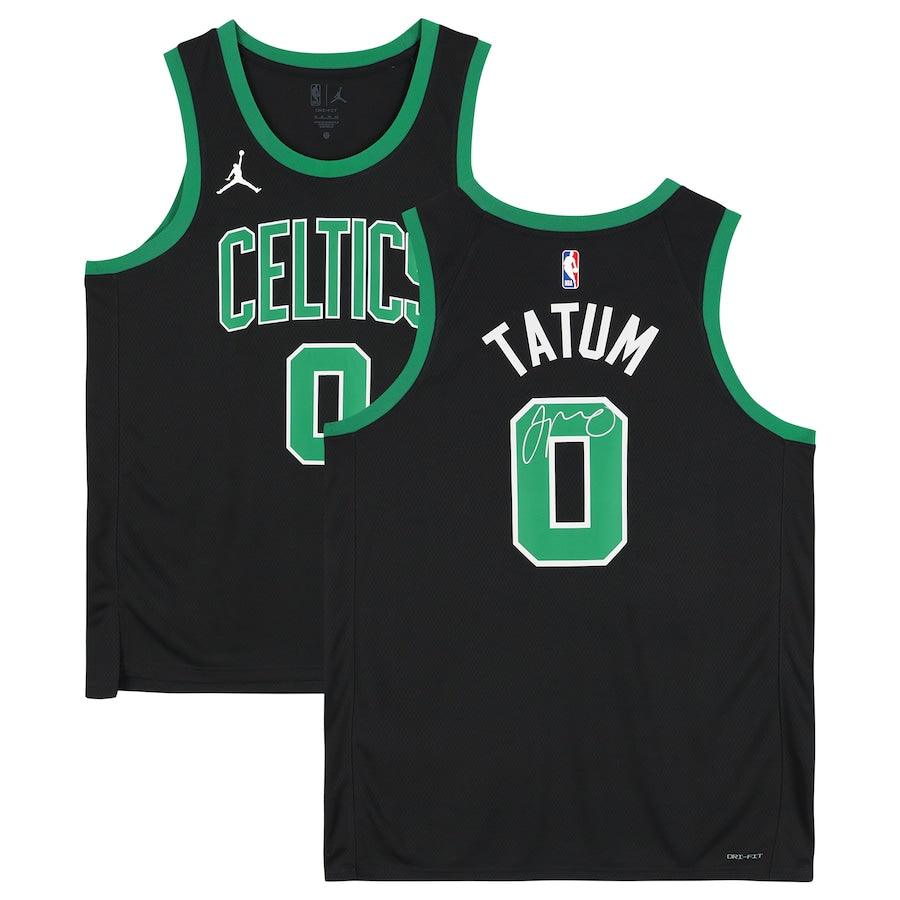 Jayson Tatum Boston Celtics Autographed Nike Black Swingman Jersey