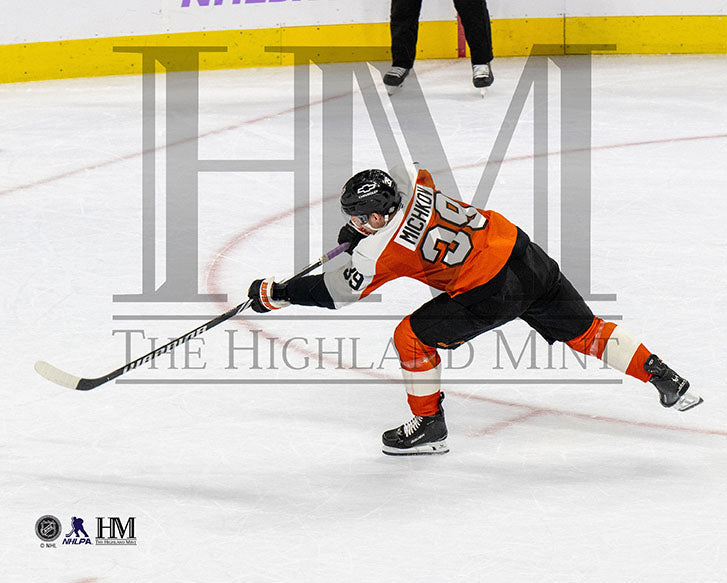 Matvei Michkov Slapshot Philadelphia Flyers Rookie Photo