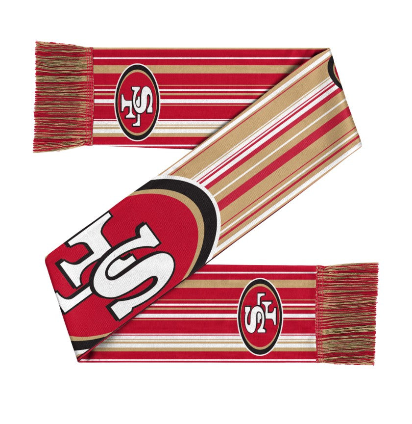 San Francisco 49ers Hyper Stripe Big Logo Scarf