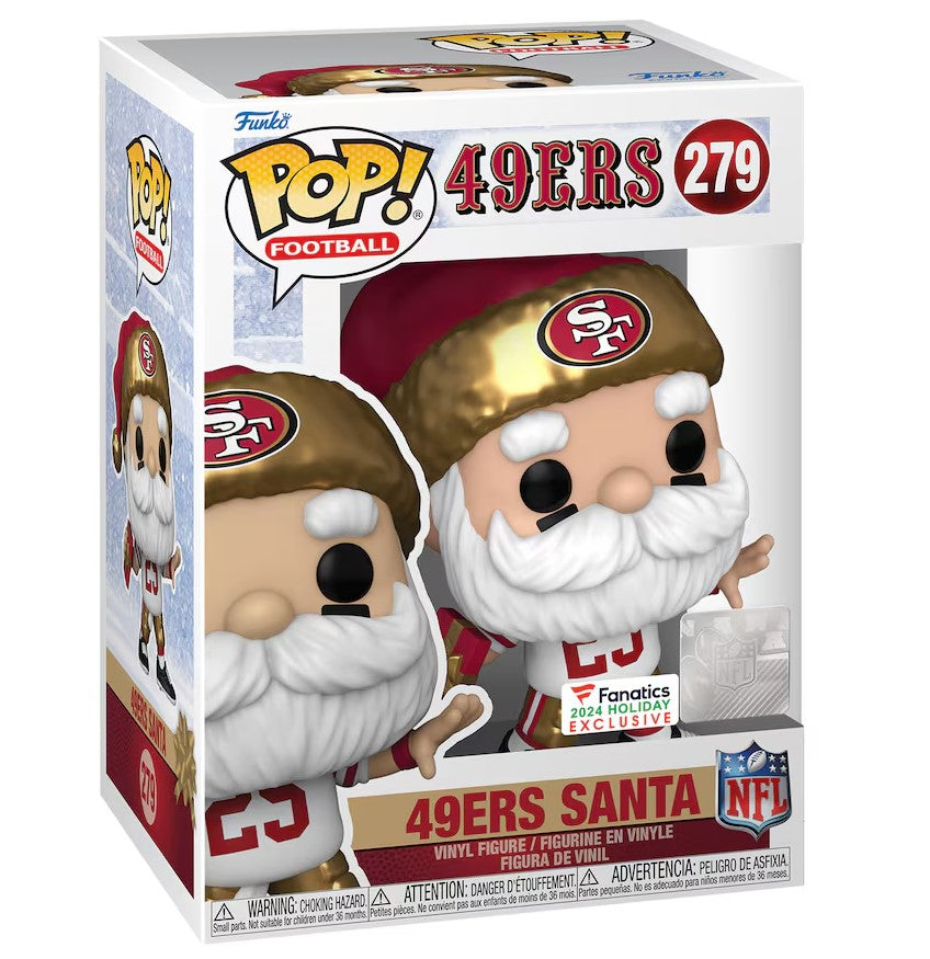 San Francisco 49ers Santa Funko Pop! Vinyl Figure