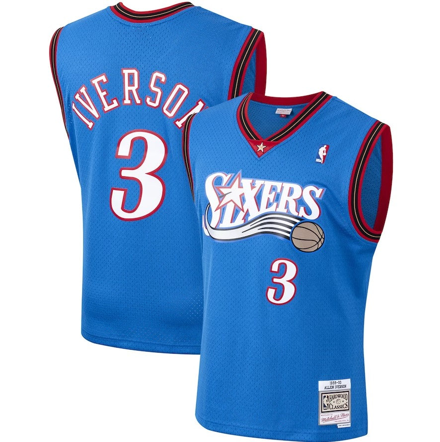 Allen Iverson Philadelphia 76ers 2000-01 Mitchell&Ness Swingman NWT hot Jersey