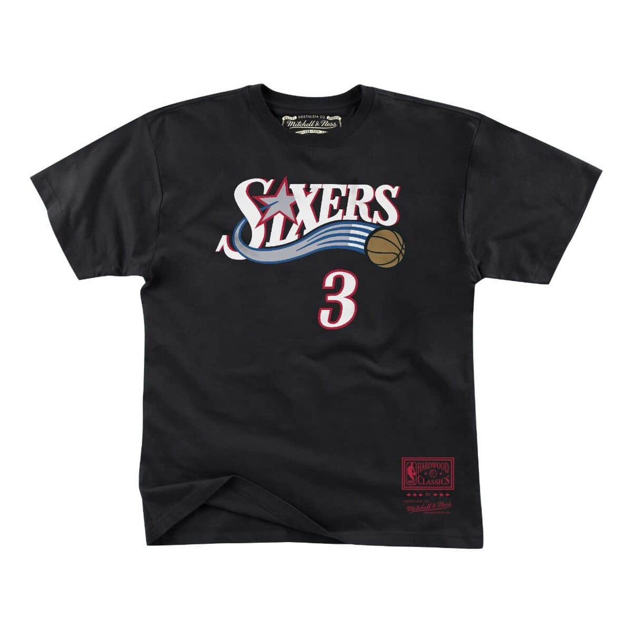 Allen Iverson Philadelphia 76ers Mitchell & Ness 1997 Name & Number T-Shirt