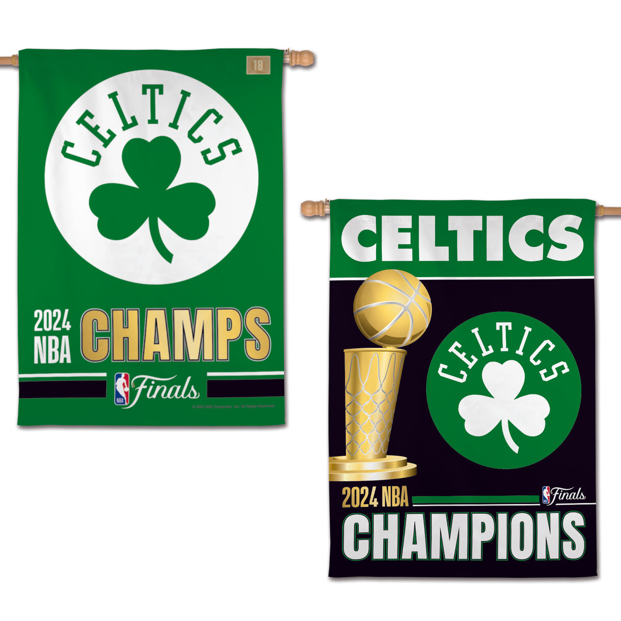 Boston Celtics 2024 NBA Champions 28" x 40" Flag