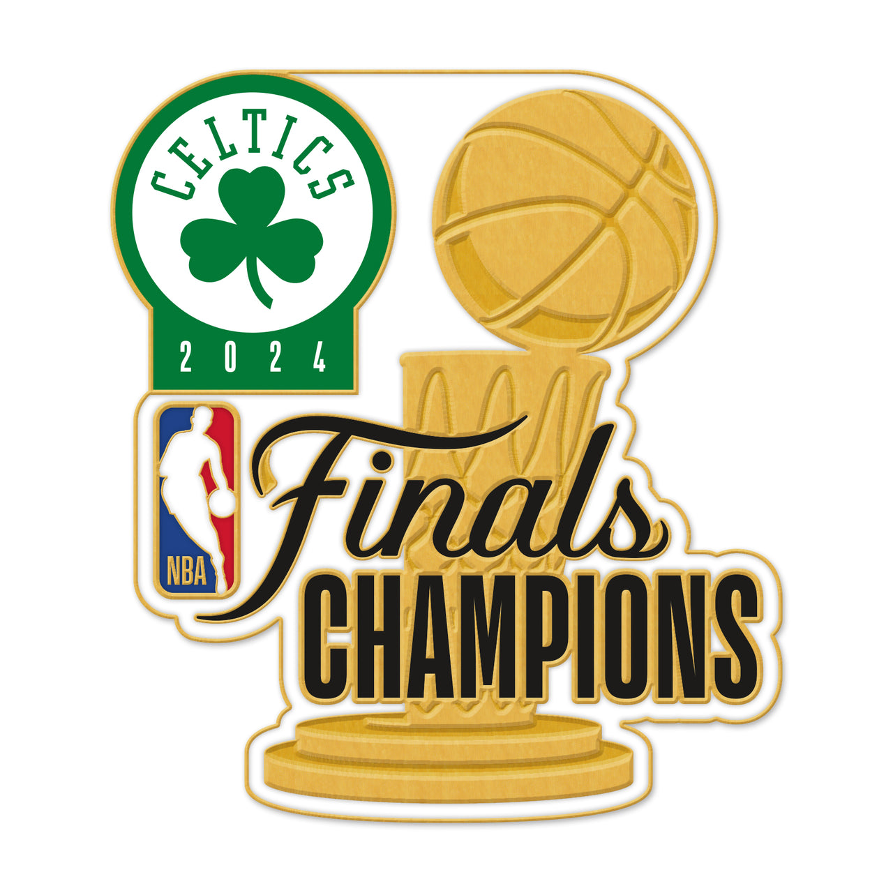 Boston Celtics 2024 NBA Champions Pin