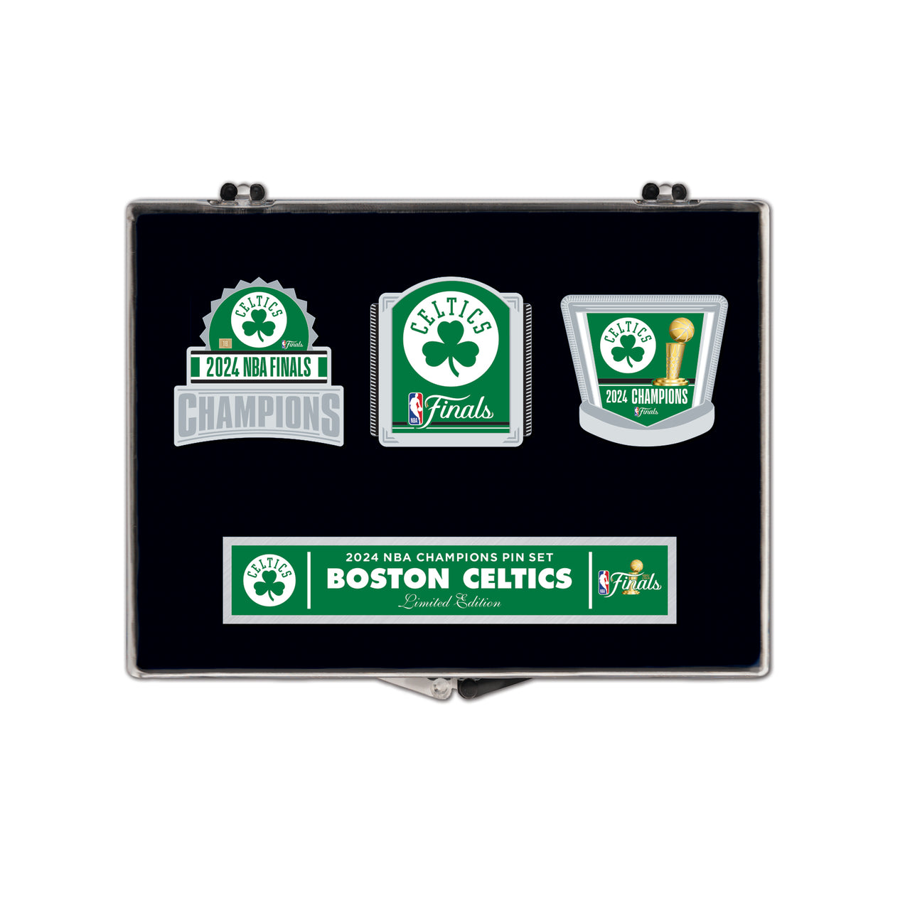 Boston Celtics 2024 NBA Champions Pin Set