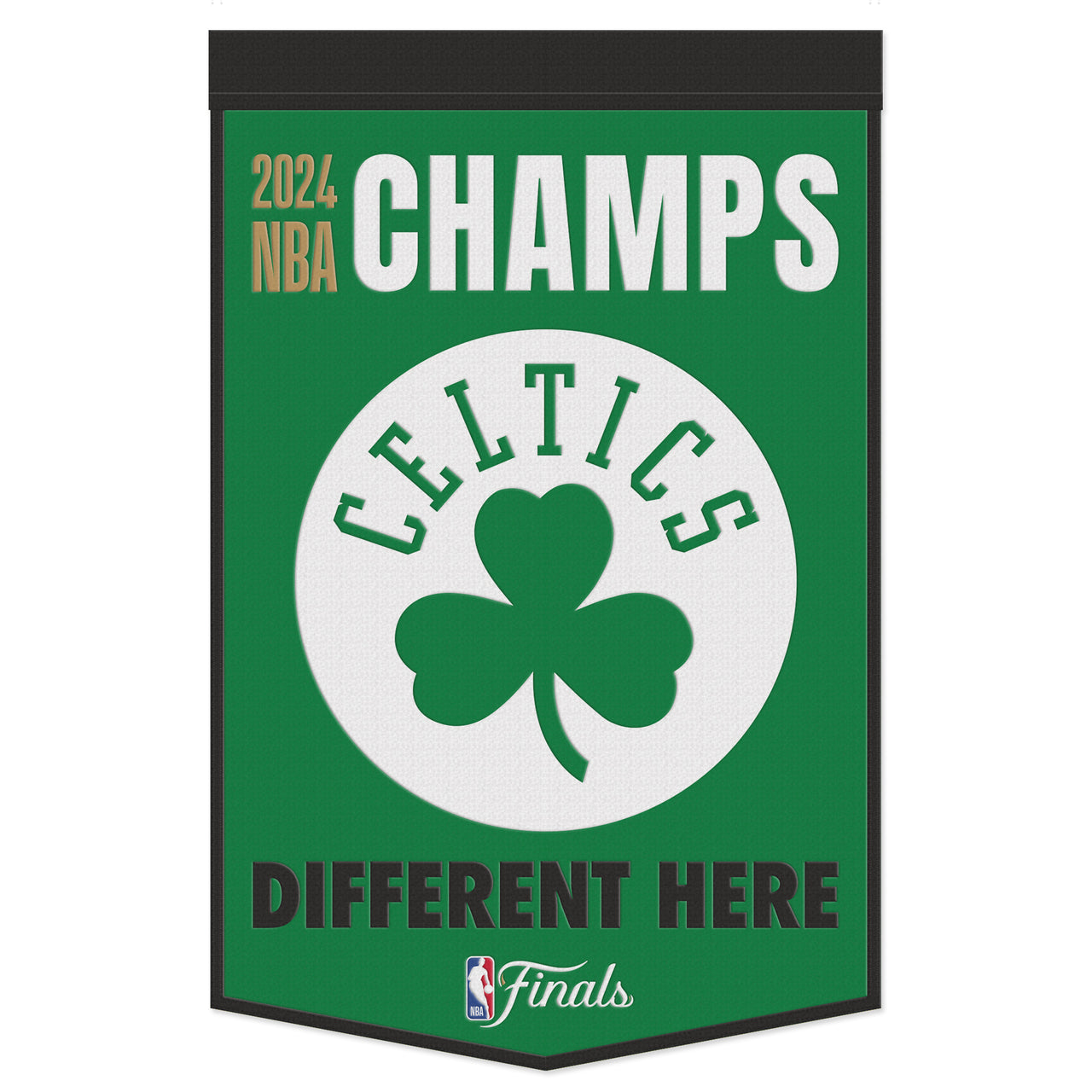 Boston Celtics 2024 NBA Champions 24" x 38" Wool Banner