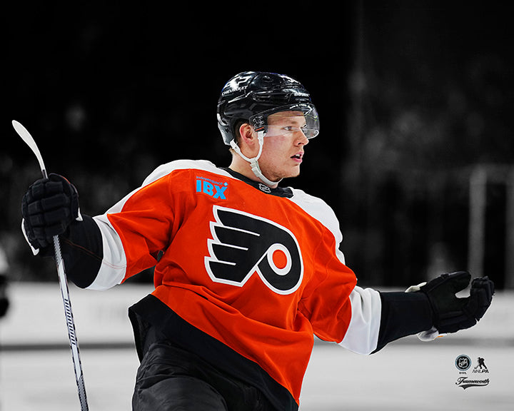 Matvei Michkov Goal Celebration Philadelphia Flyers Photo