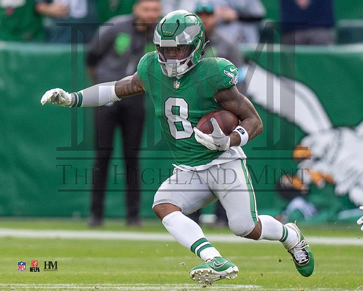 C. J. "Ceedy" Gardner-Johnson Philadelphia Eagles Kelly Green Action Photo