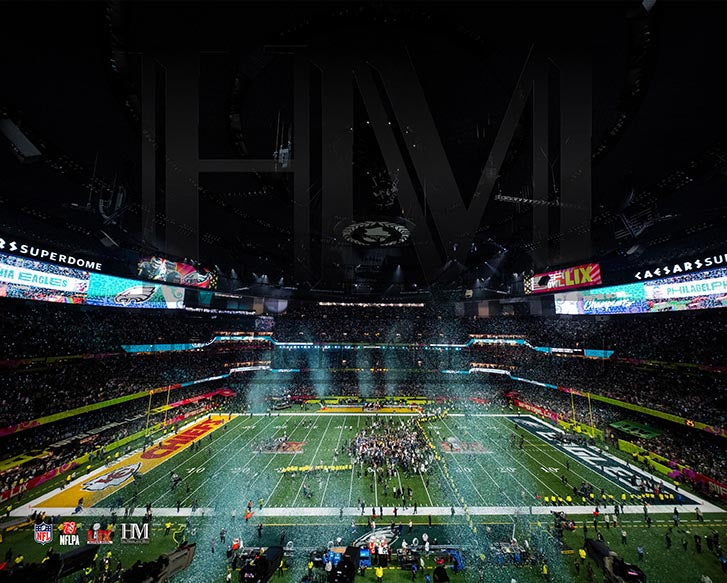 Philadelphia Eagles Super Bowl LIX Champions Caesars Superdome Celebration Photo