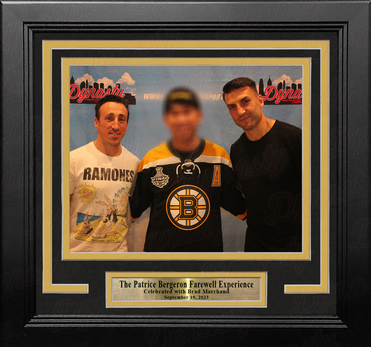 Patrice Bergeron & Brad Marchand Boston Bruins Photo-Op Frame Kit