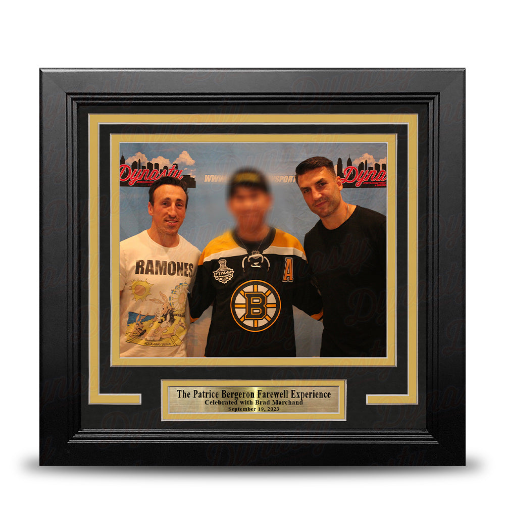 Patrice Bergeron & Brad Marchand Boston Bruins Photo-Op Frame Kit