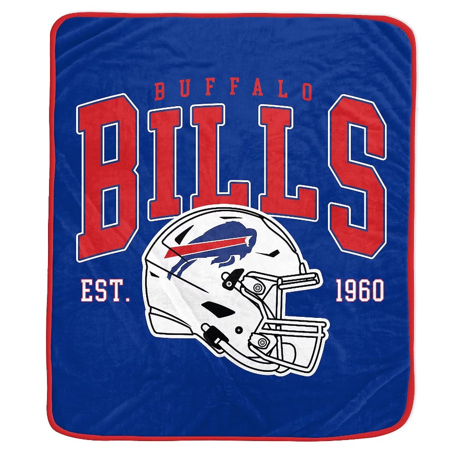 Buffalo Bills 50" x 60" Vintage Arch Block Blanket