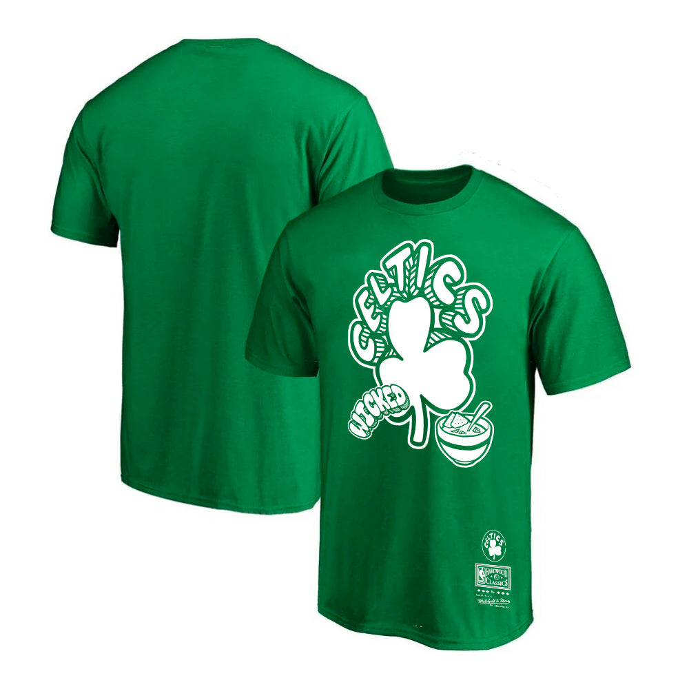 Boston Celtics Mitchell & Ness Doodle 1.5 T-Shirt