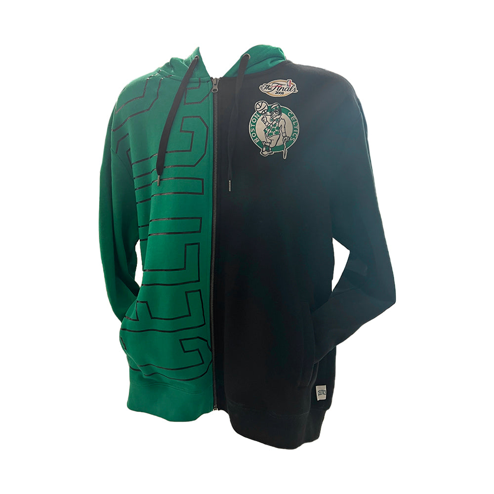 Boston Celtics Mitchell & Ness Fleece Full-Zip Hoodie