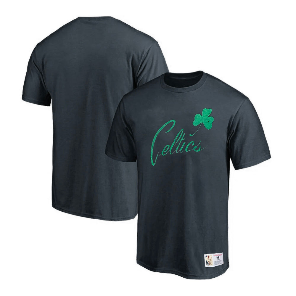 Boston Celtics Mitchell & Ness Legendary Slub T-Shirt - Black