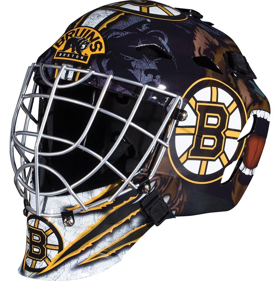 Boston Bruins Official Franklin Sports Replica Goalie Mask