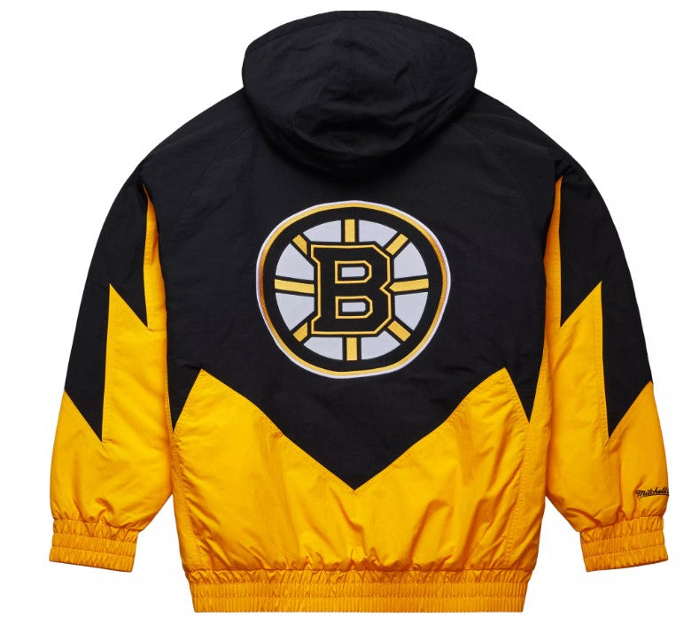 Boston Bruins Mitchell & Ness Retro Gold Windbreaker Jacket