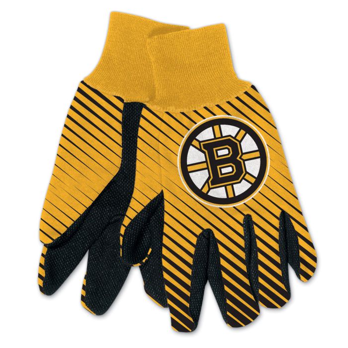 Boston Bruins Adult Two-Tone Gloves