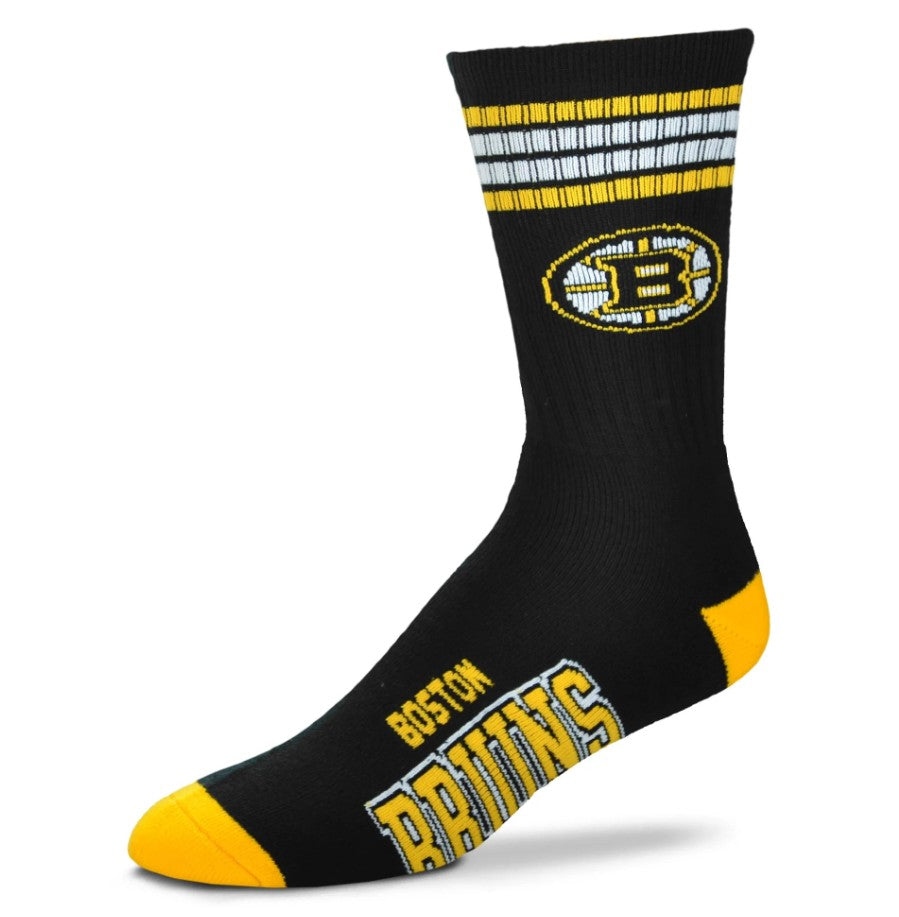 Boston Bruins 4 Stripe Deuce Socks - Youth