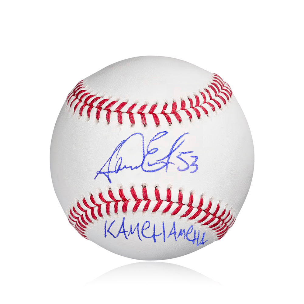 Carlos Estevez Philadelphia Phillies Autographed Baseball with Kamehameha Inscription