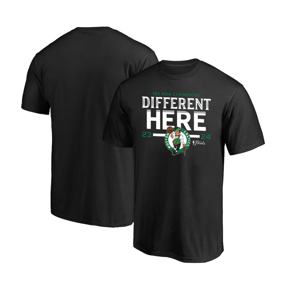 Boston Celtics 18-Time NBA Champions Different Here Champs Chase T-Shirt