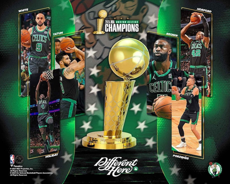 Boston Celtics 2024 NBA Champions 8" x 10" Basketball Collage Photo