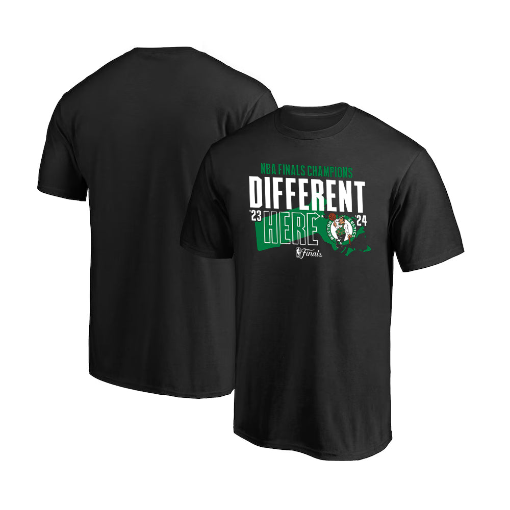 Boston Celtics 2023-2024 NBA Finals Champions Different Here Outlet Pass T-Shirt