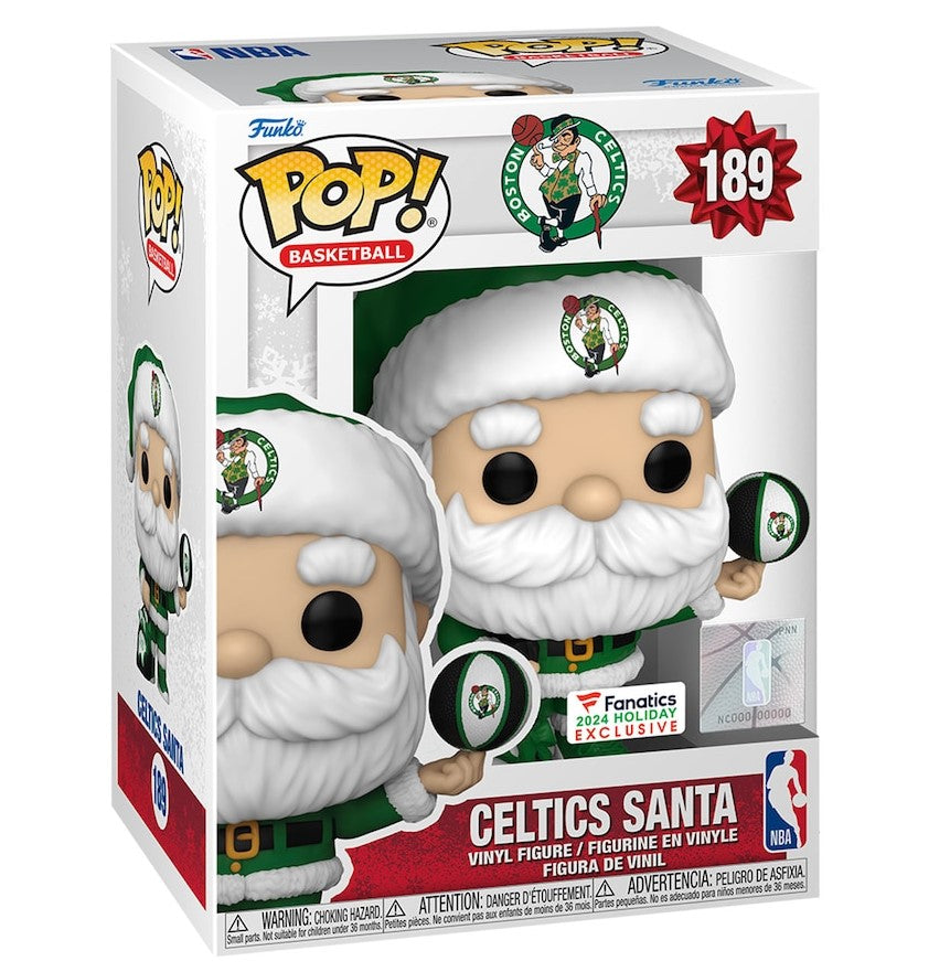 Boston Celtics Santa Funko Pop! Vinyl Figure