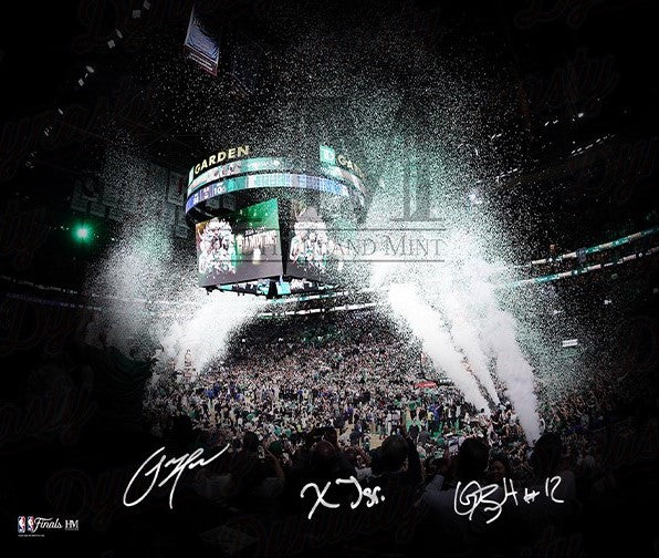 Multi-Signed Boston Celtics 2024 Finals Game 5 TD Garden Celebration Photo (Pre-Order)