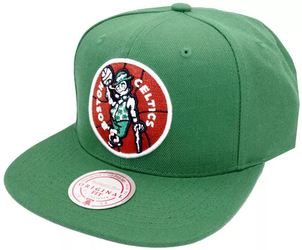 Boston Celtics Mitchell & Ness Ground 2.0 Hardwood Classics Snapback Hat