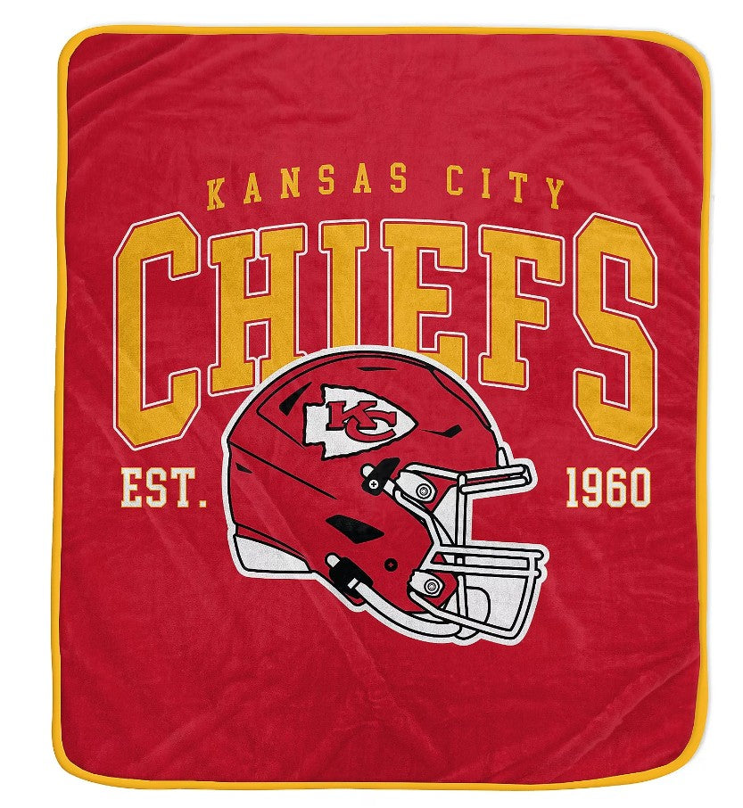 Kansas City Chiefs 50" x 60" Vintage Arch Block Blanket