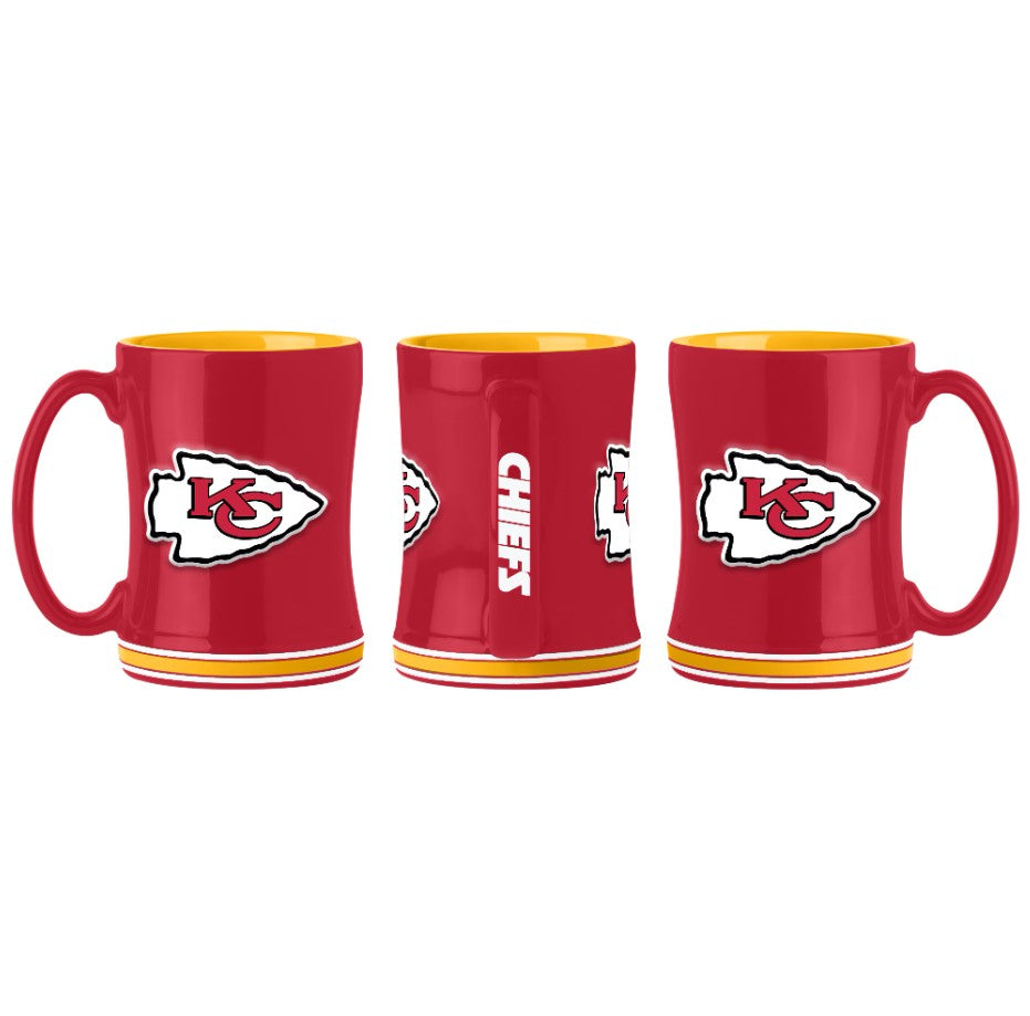 Kansas City Chiefs Logo Relief Coffee Mug