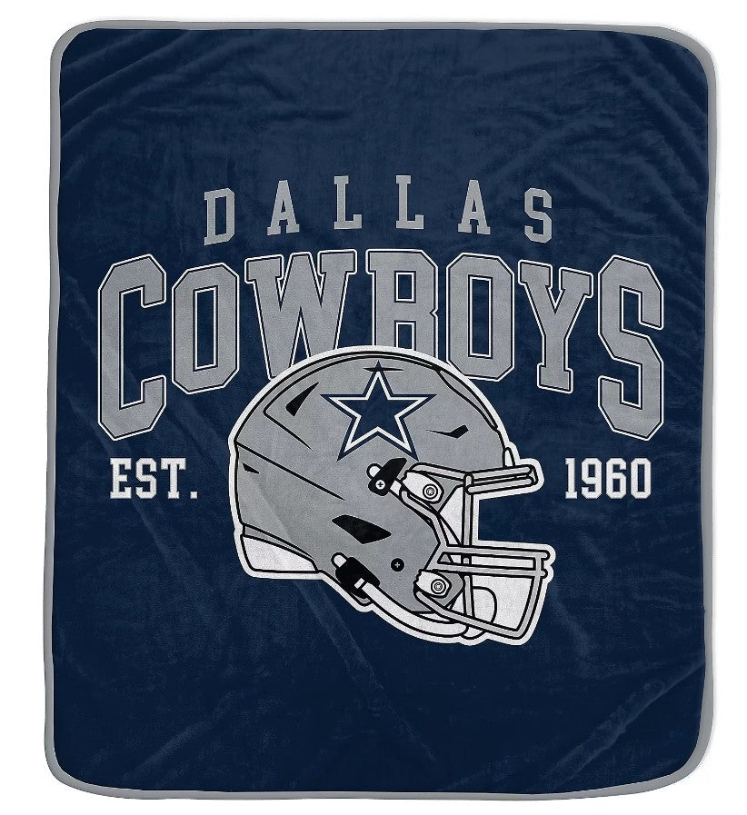 Dallas Cowboys 50" x 60" Vintage Arch Block Blanket