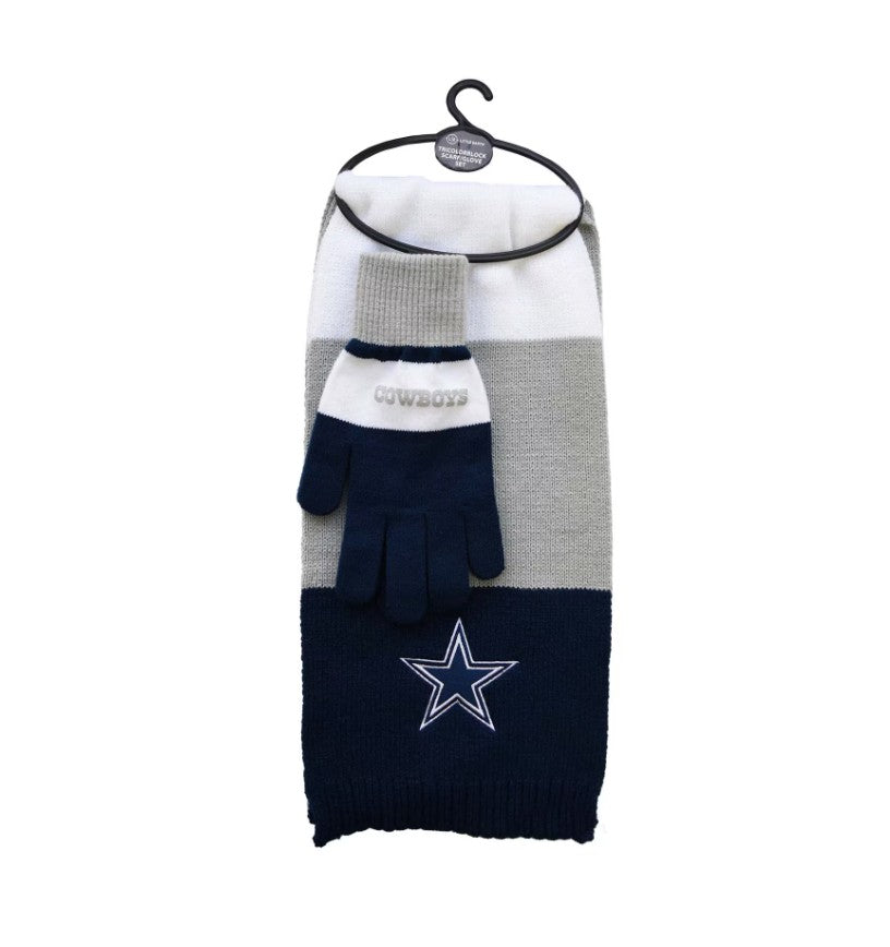 Dallas Cowboys Scarf Glove Gift Set