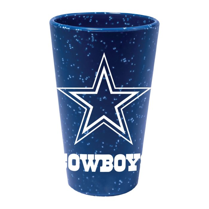 Dallas Cowboys 16 oz Team Color Silicone Pint Glass